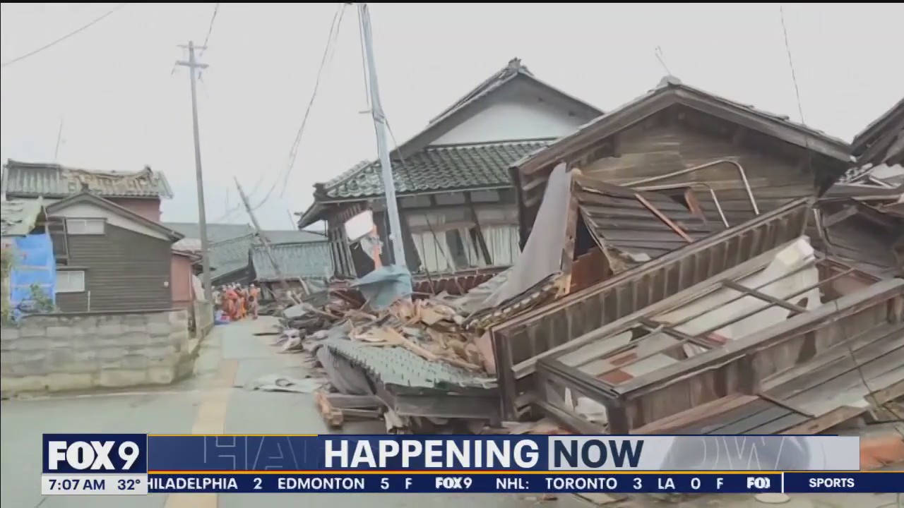 Japan digging out after massive earthquake