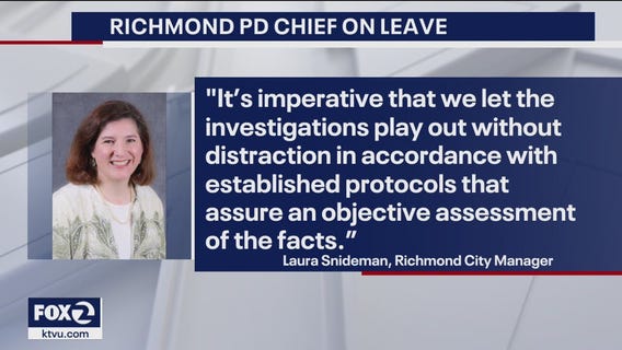 Richmond police chief placed on leave amid allegations she threatened to kill daughter's boyfriend