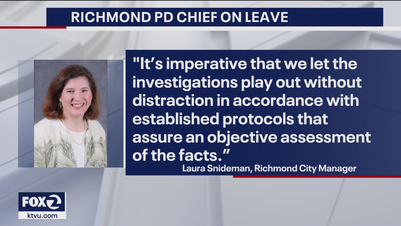 Richmond police chief placed on leave amid allegations she threatened to kill daughter's boyfriend