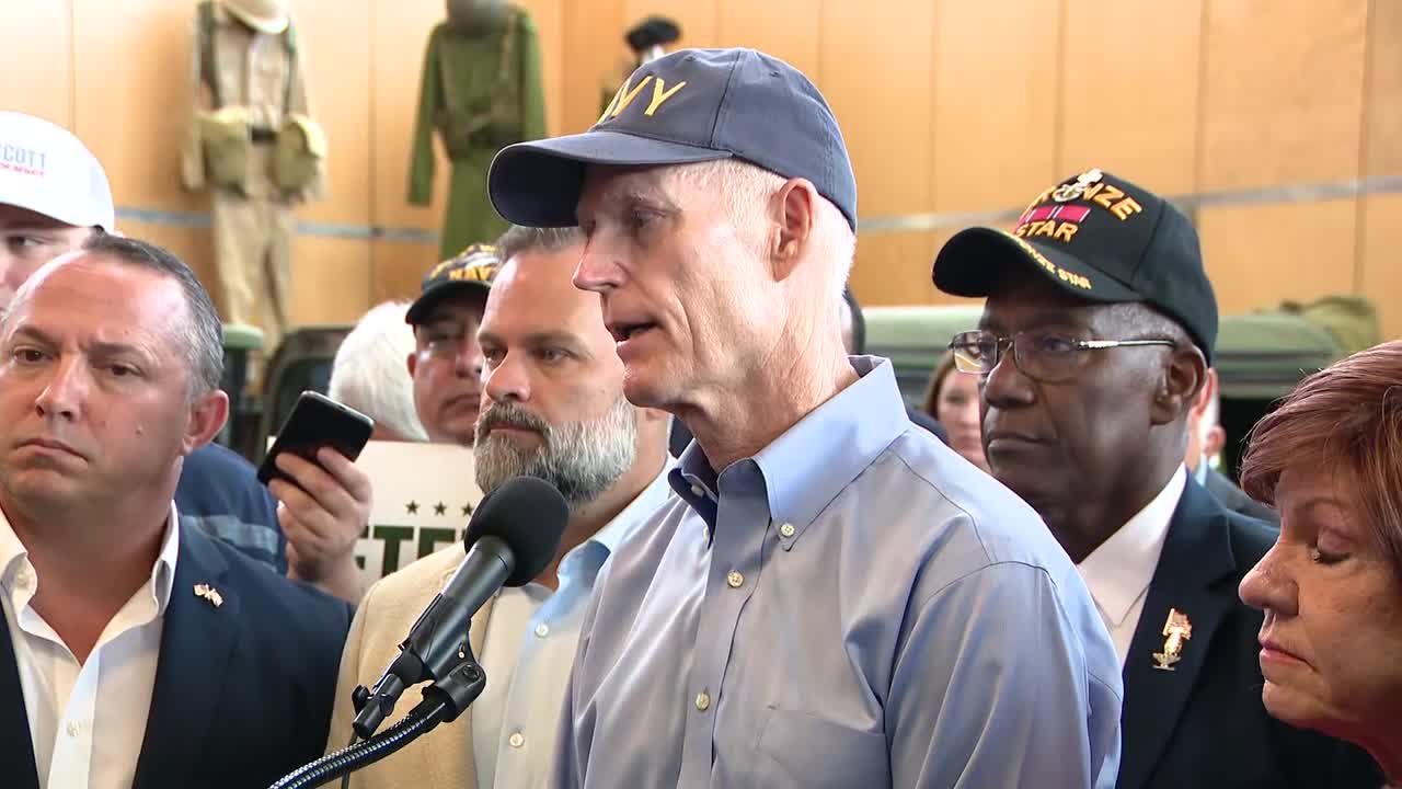 Senator Rick Scott comments on President Biden dropping out of Presidential race