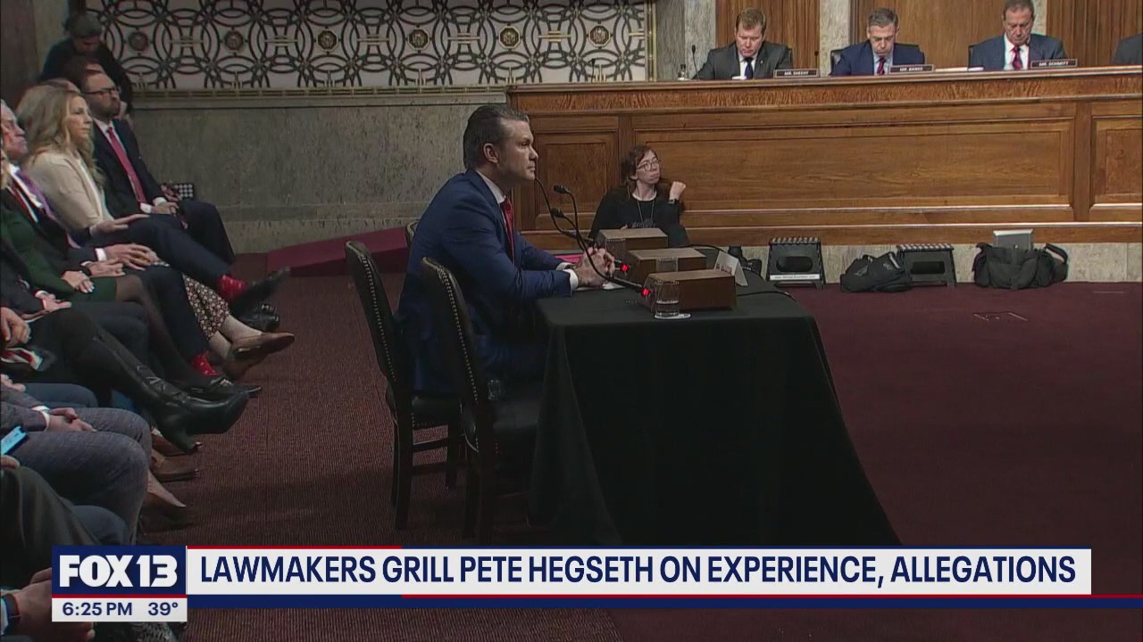 Lawmakers grill Pete Hegseth on experience, allegations