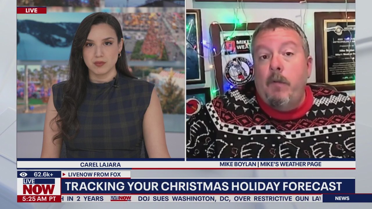 Tracking your Christmas holiday forecast