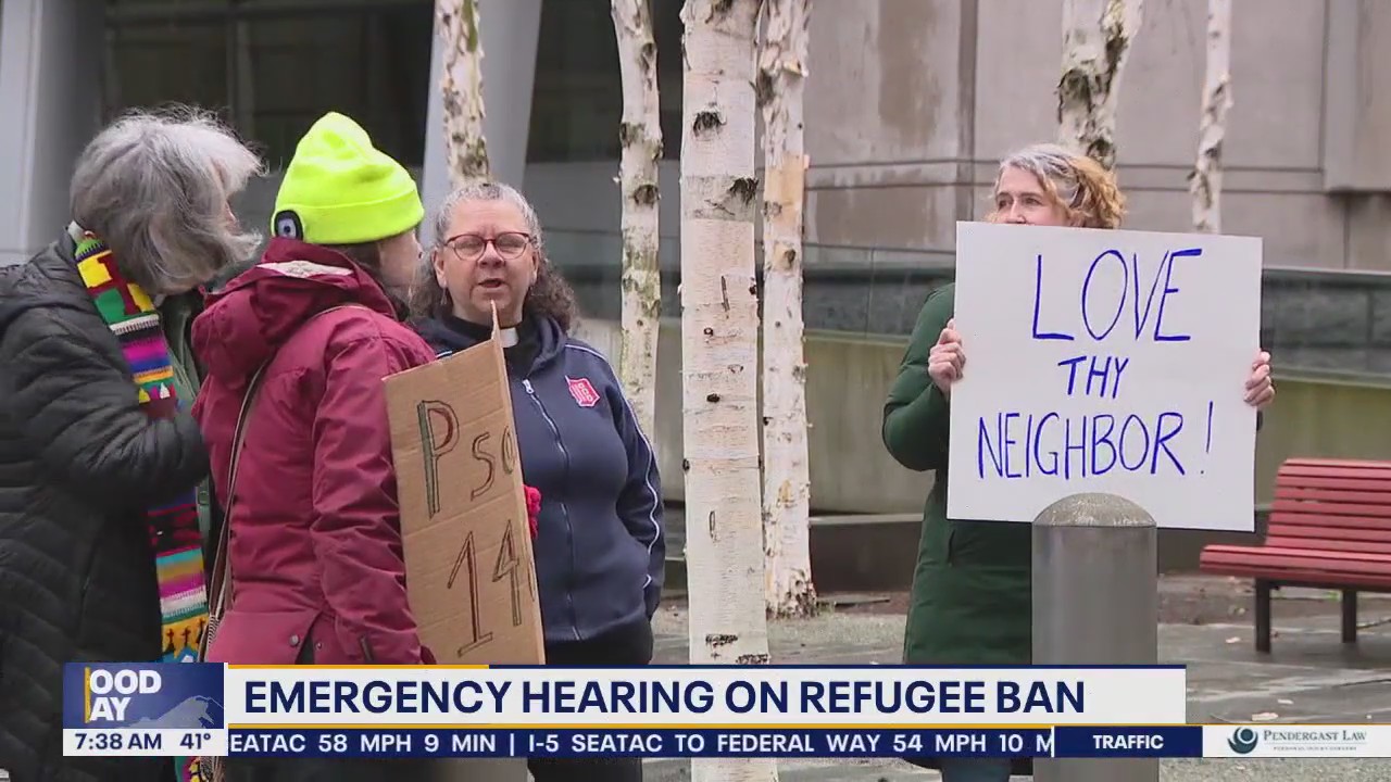 Emergency hearing on Trump refugee ban in Seattle