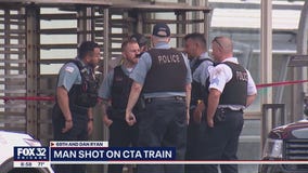 Man, 21, shot on CTA Red Line train