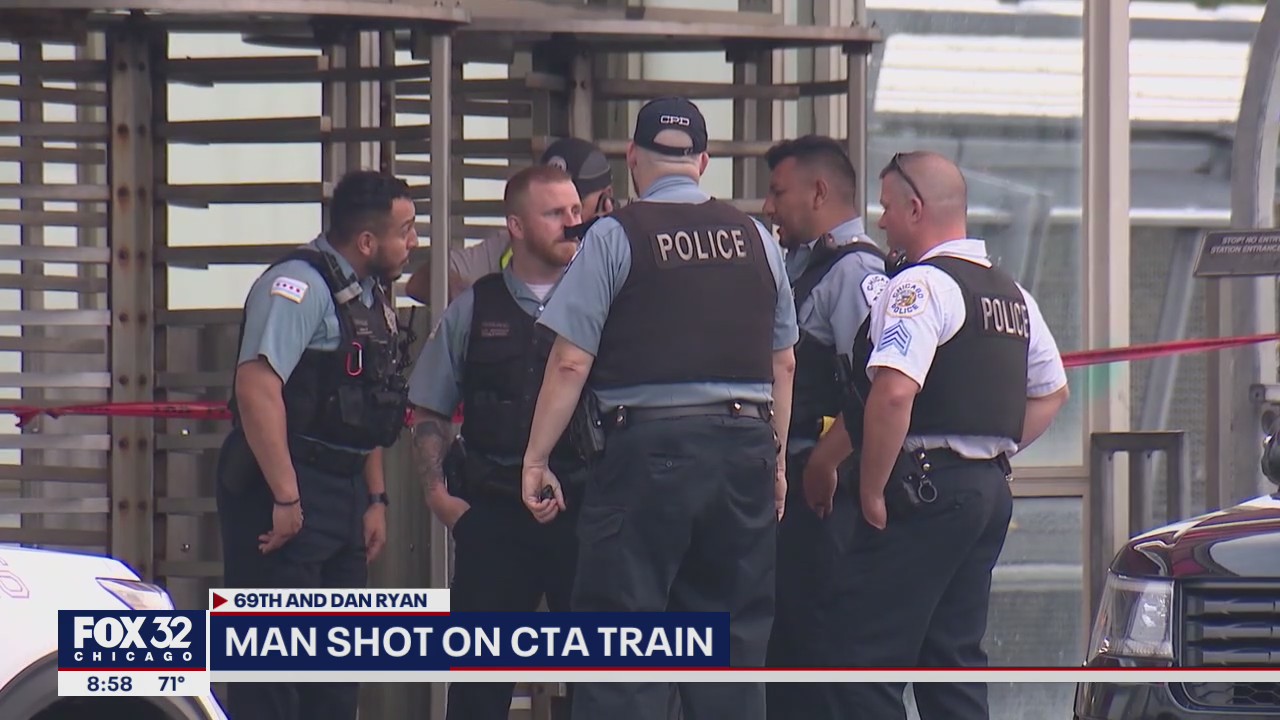 Man, 21, shot on CTA Red Line train