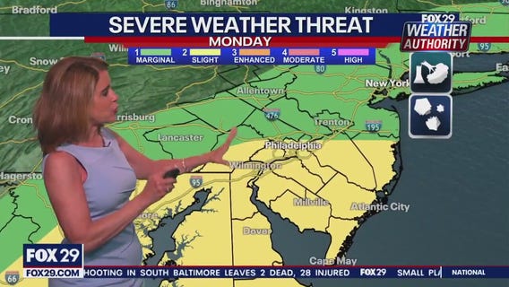 Weather Authority: 11 p.m. Sunday forecast