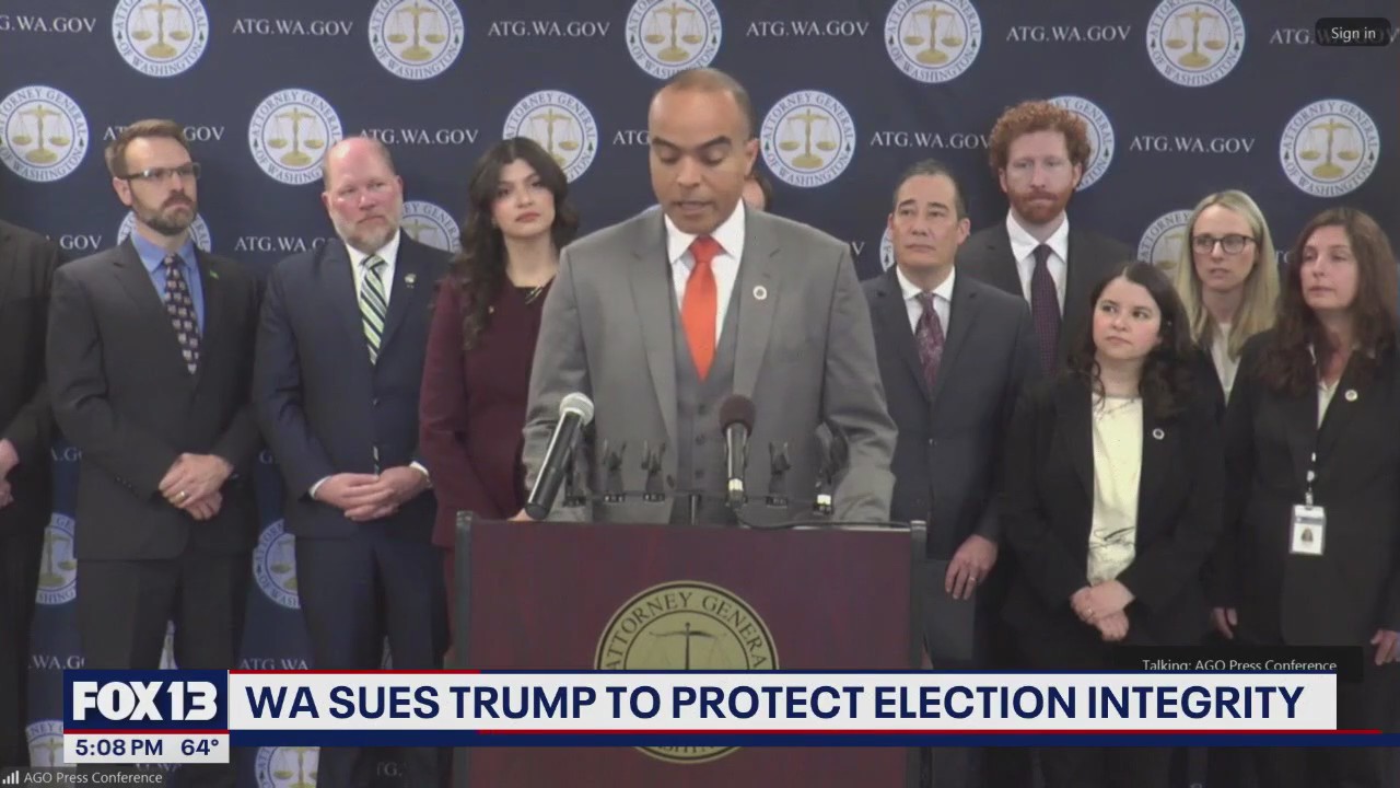 WA sues Trump to protect election integrity