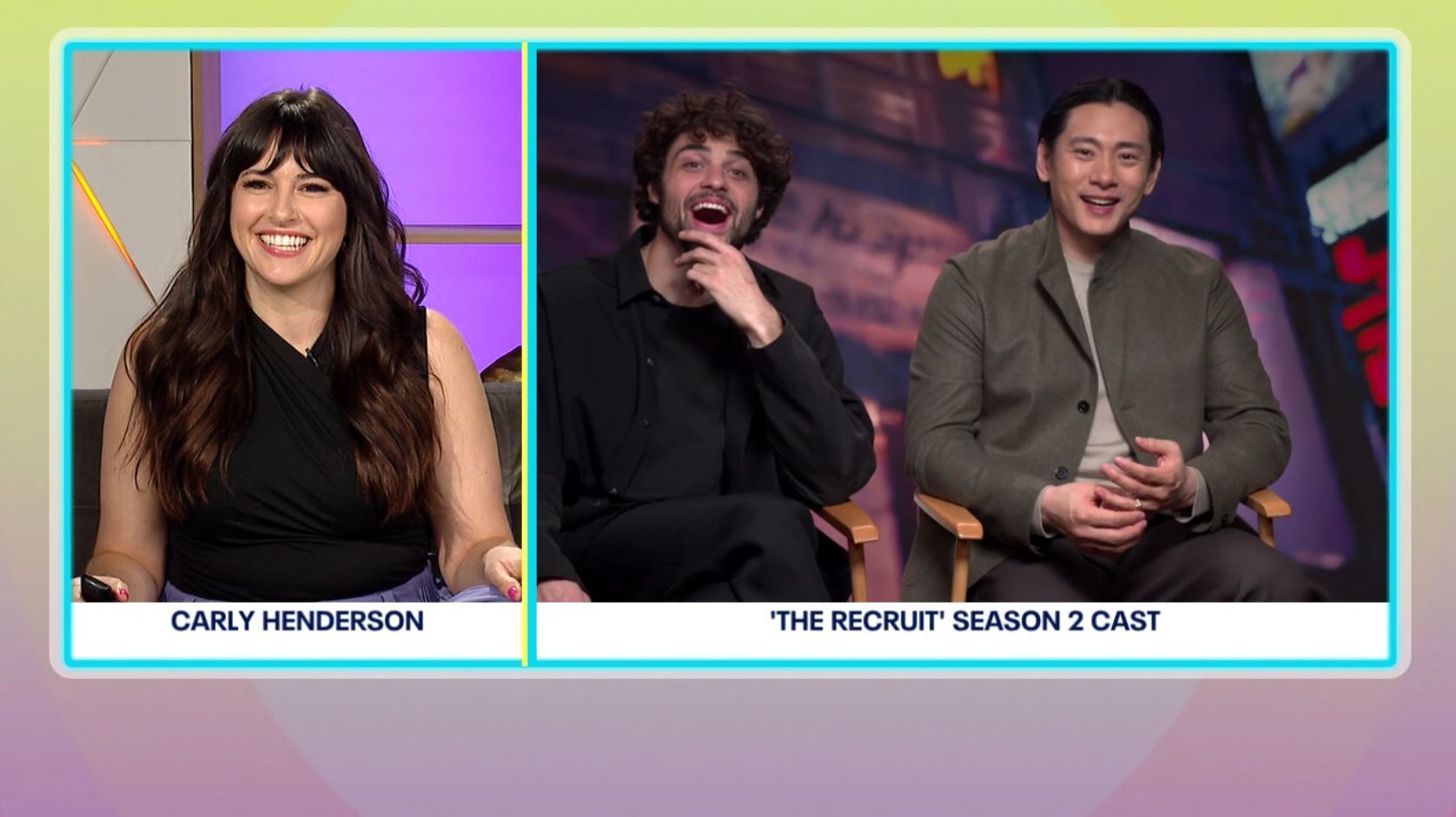 Noah Centineo & Teo Yoo on Filming 'The Recruit' Season 2 in South Korea! (Interview 2025)