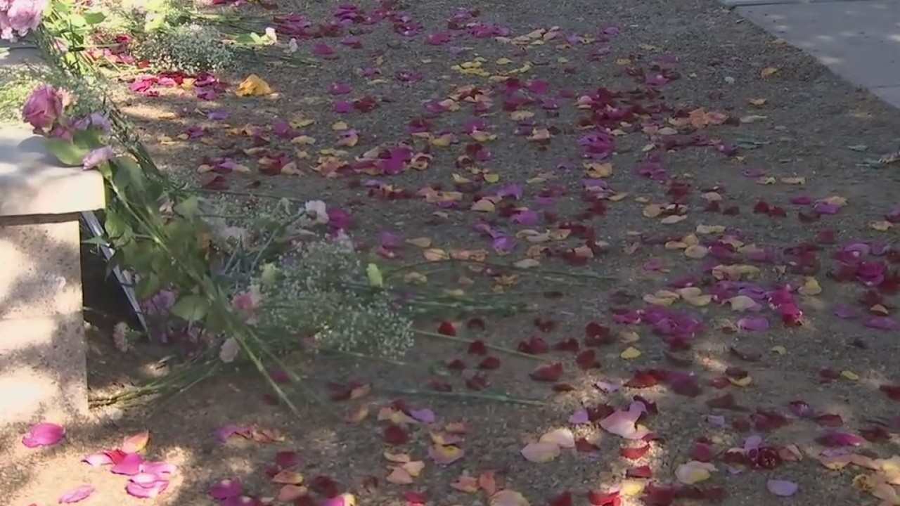 Arizona florist creates colorful display to honor George Floyd