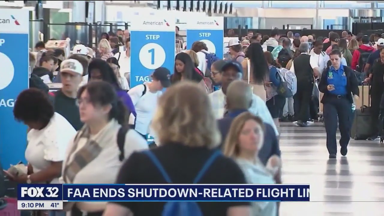FAA ends shutdown-related flight limits