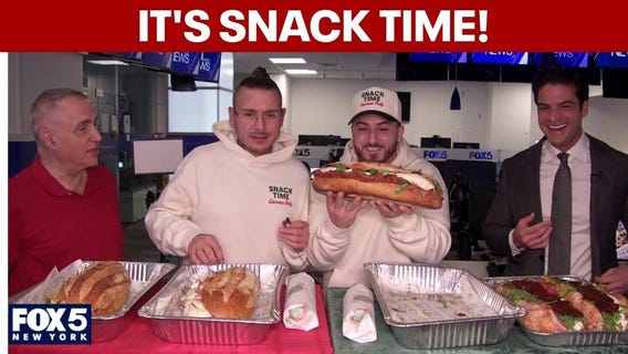 It's snack time! Francis Volpe and Nicky Smalls bring 'sandwiches the size of newborns'