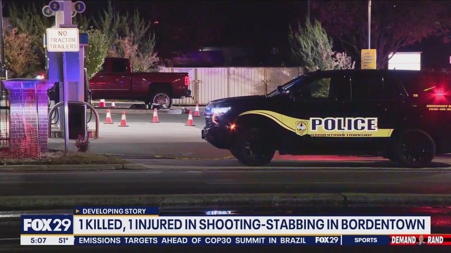 1 killed, 1 injured in shooting-stabbing in Bordentown