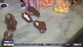 Chocolate Coffins At Bevan's Candy In Delco.