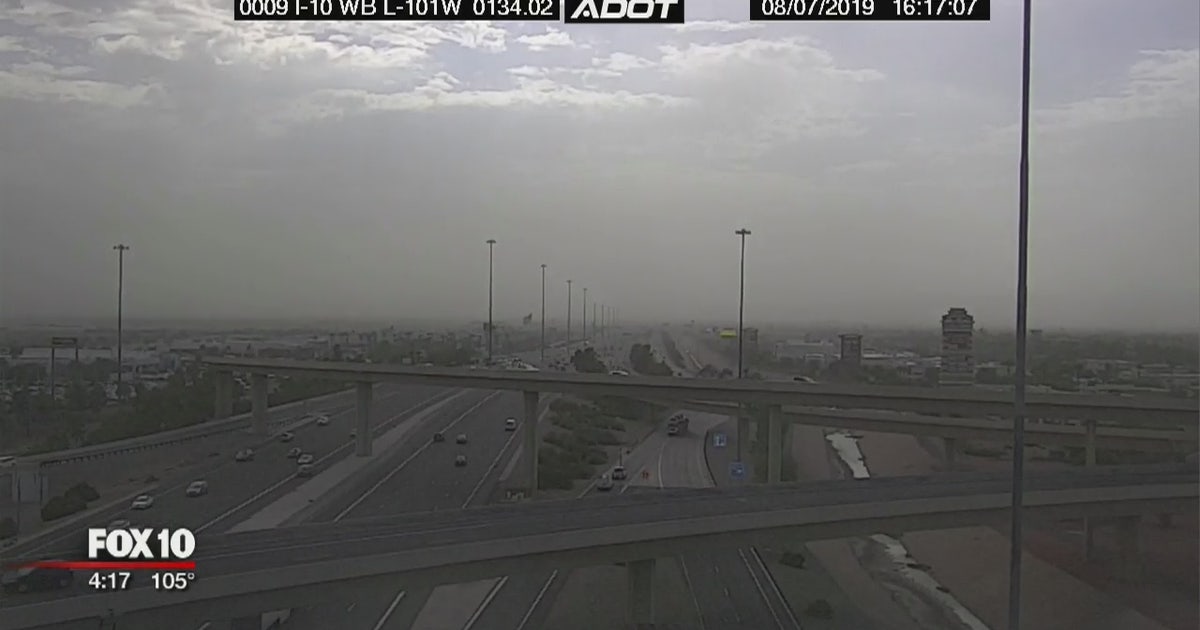 Blowing dust seen in parts of the Valley | FOX 10 Phoenix