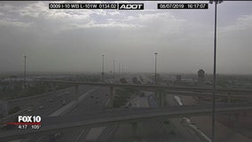 Blowing dust seen in parts of the Valley