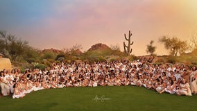 Valley moms make a statement in viral group breastfeeding photo