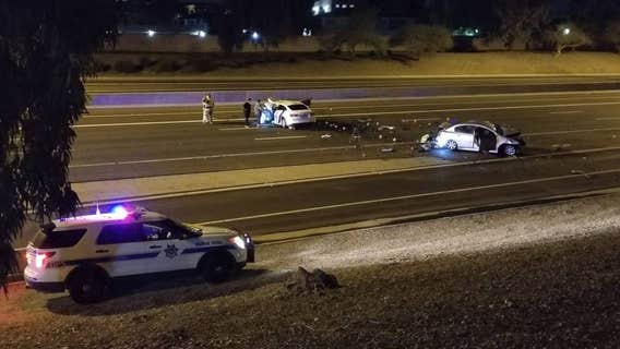 DPS: 1 dead, 1 injured following wrong-way crash near L-101 and Union Hills