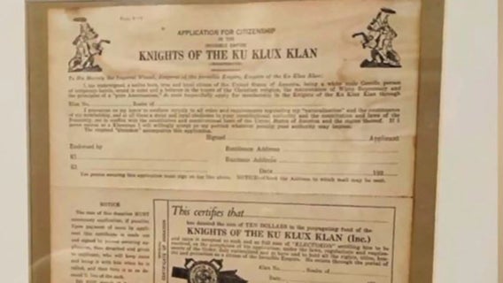 Michigan police officer on leave after KKK items found in home
