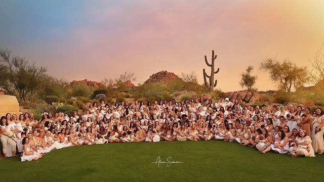 Valley moms make a statement in viral group breastfeeding photo