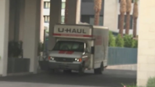 Apartment residents evacuated after U-Haul crashes into parking garage, strikes water and gas lines
