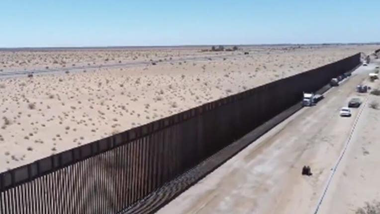 Border Patrol releases drone footage showing miles of ‘new wall system’ being built