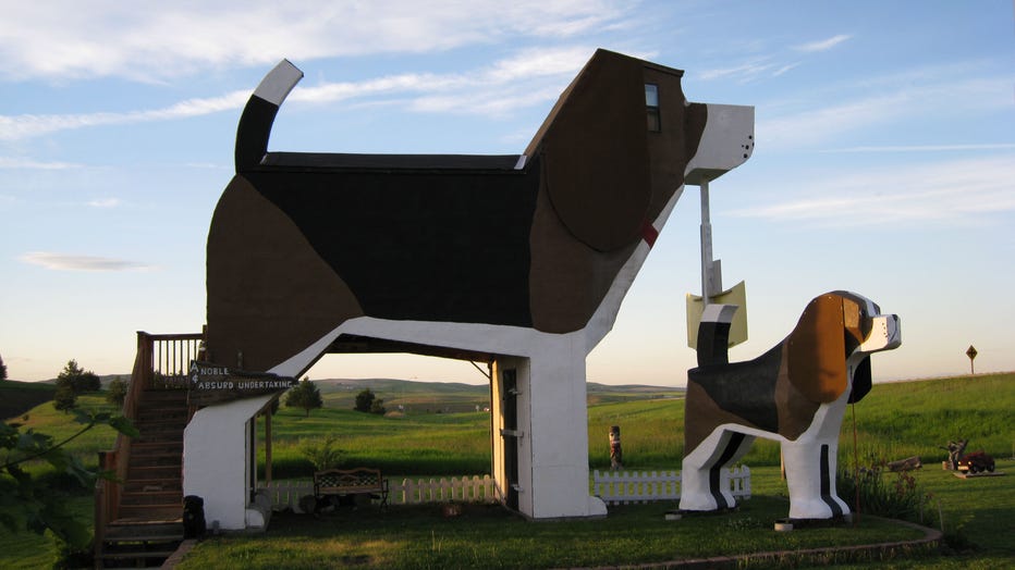 Ruff' day? Book a relaxing stay at this giant beagle-shaped bed