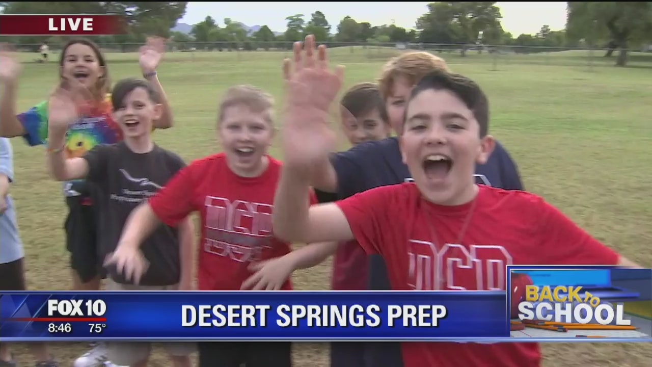 Cory's Corner Back to school at Desert Springs Preparatory Elementary