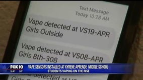 Vape detectors installed in Chandler school bathroom