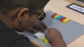 Valley foundation for blind children receives 'Braille Brick' Legos