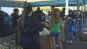 Mesa employees pack meals for food bank during day of service on 9/11 anniversary