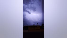 Monsoon storm brought rain, blowing dust, and lightning to the Valley and beyond