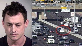 DPS: Wrong-way vehicle stopped on I-10 near 75th Avenue; driver arrested