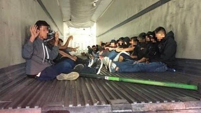 Arizona driver arrested after 31 immigrants found in big rig