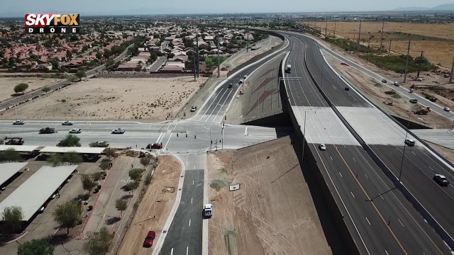 Loop 202 South Mountain Freeway interchange set to open for traffic on Friday