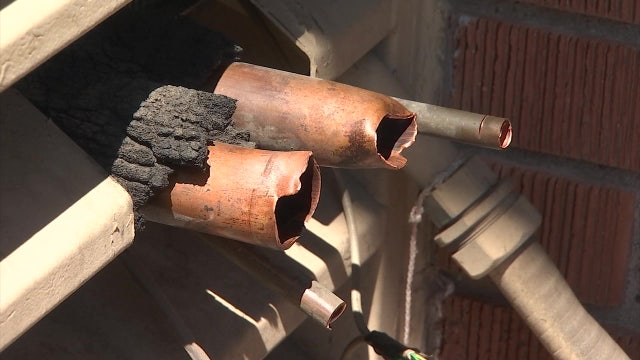 Phoenix church officials frustrated after thieves stole copper pipes from its AC unit