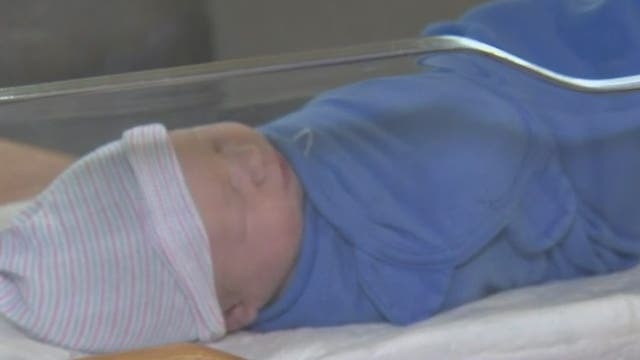 Valley mom gives birth on Labor Day