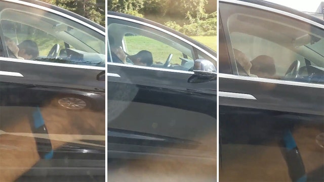 Tesla driver spotted 'asleep at wheel' on Massachusetts highway