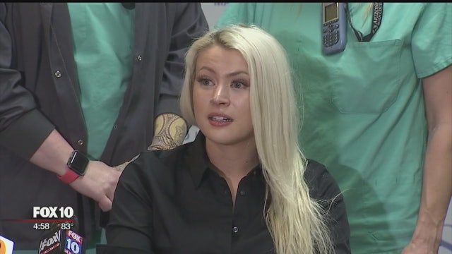 Woman who jumped out of truck after e-cigarette explosion in 2017 speaks out