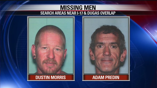 YCSO searching for 2 men near I-17 and Dugas Road
