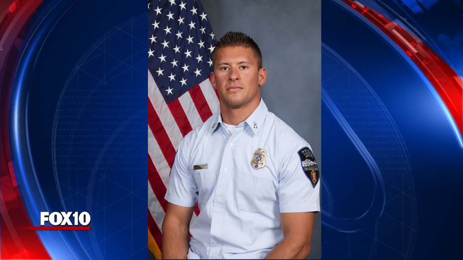 A photo of slain Tempe Fire Department Captain Kyle Brayer