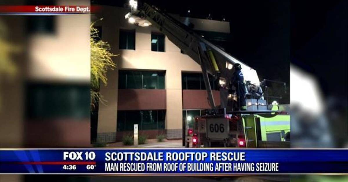 Man rescued off roof after having seizure | FOX 10 Phoenix
