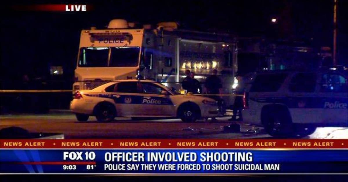 Officers say they were forced to shoot suicidal man | FOX 10 Phoenix