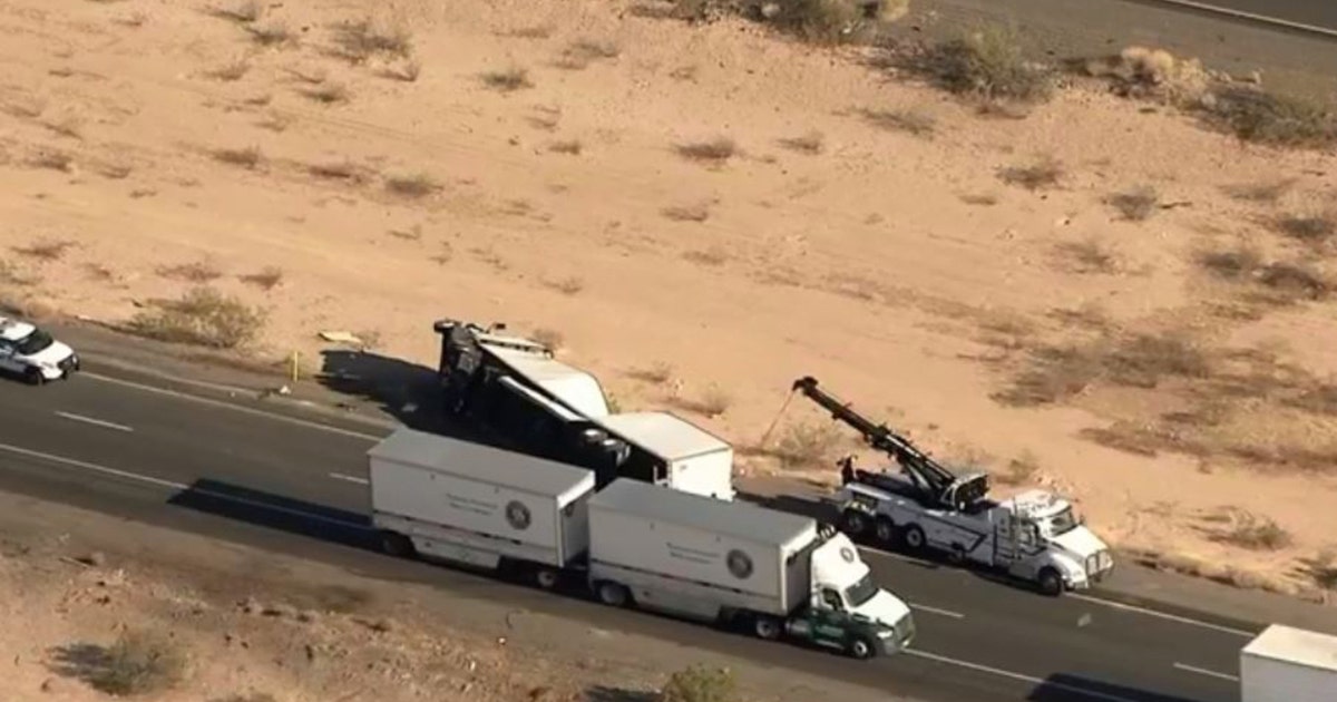 I-10 west reopened near Tonopah after crash involving two semis | FOX ...