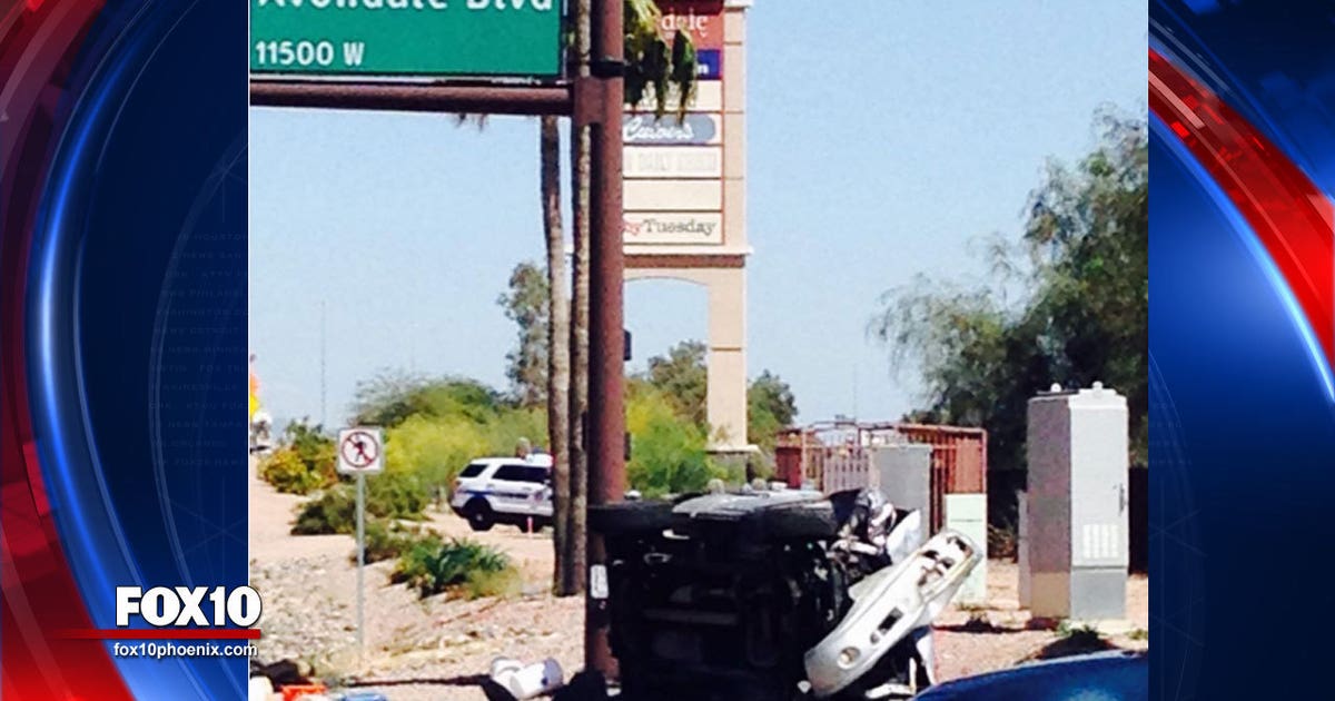 West valley stolen vehicle pursuit ends in crash | FOX 10 Phoenix