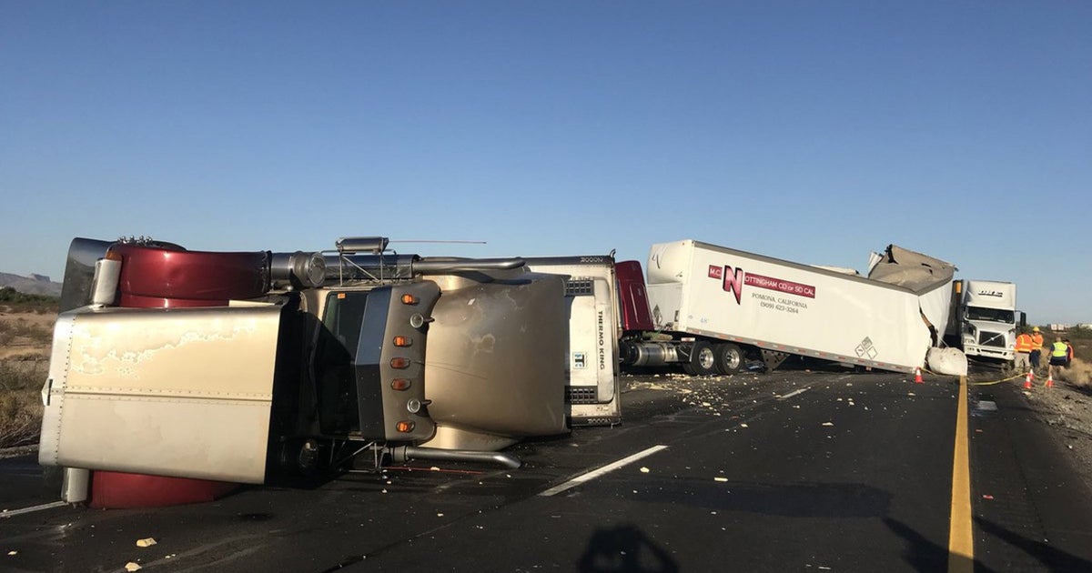 I-10 reopens near Tonopah following deadly semi-truck crash | FOX 10 ...