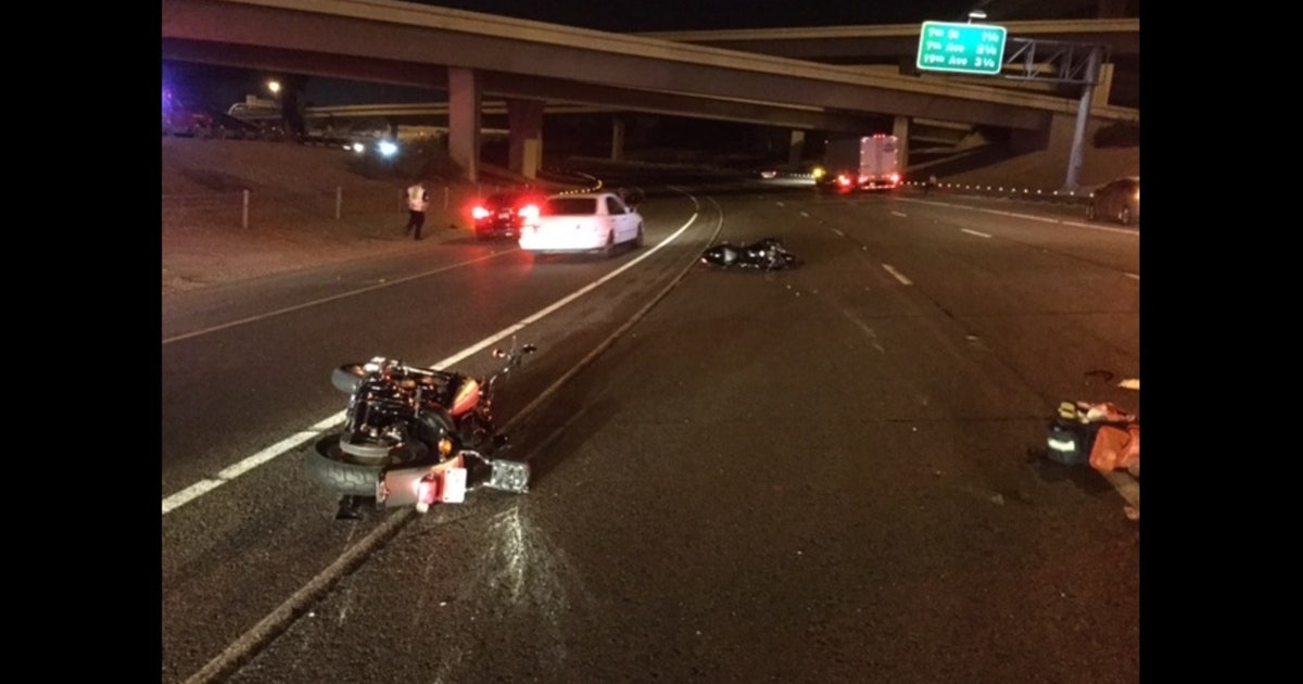 Motorcycle crash snarls traffic in Phoenix | FOX 10 Phoenix