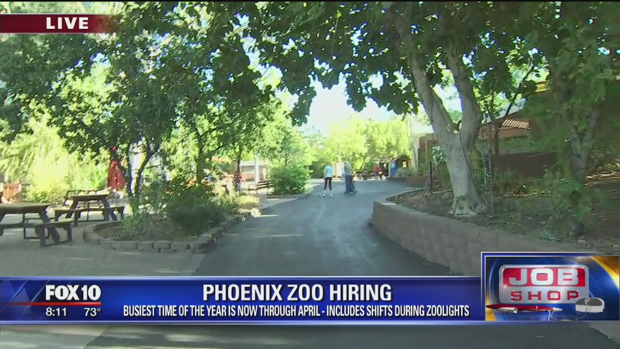 Phoenix Zoo hiring for busy season