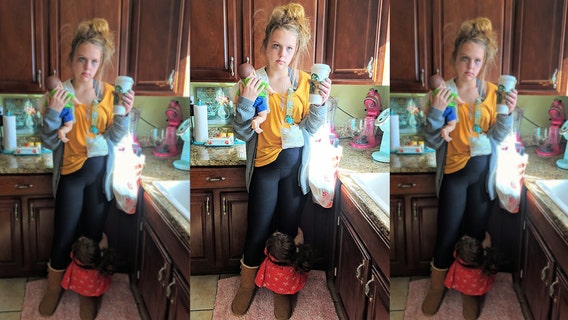 ‘NAILED IT’: Teen with 8 siblings dresses as ‘tired mom’ for Halloween