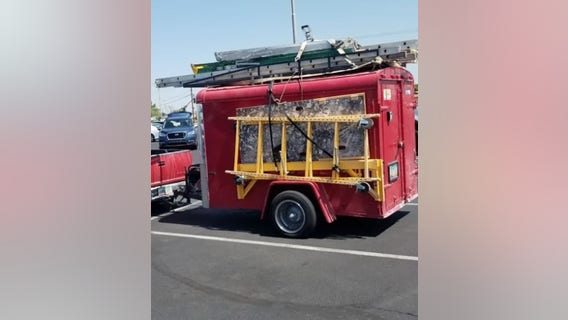 Police say painting business trailer stolen in Sun City has been found with no content inside