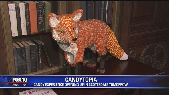 Experience candy in a creative way at the Candytopia pop-up museum in Scottsdale